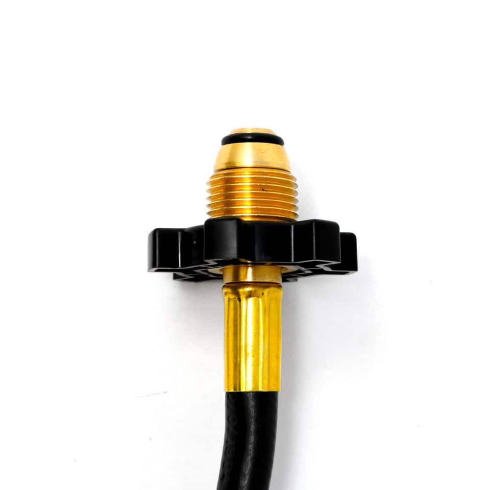 5 ft Black Brass and Plastic Propane Hose Assembly