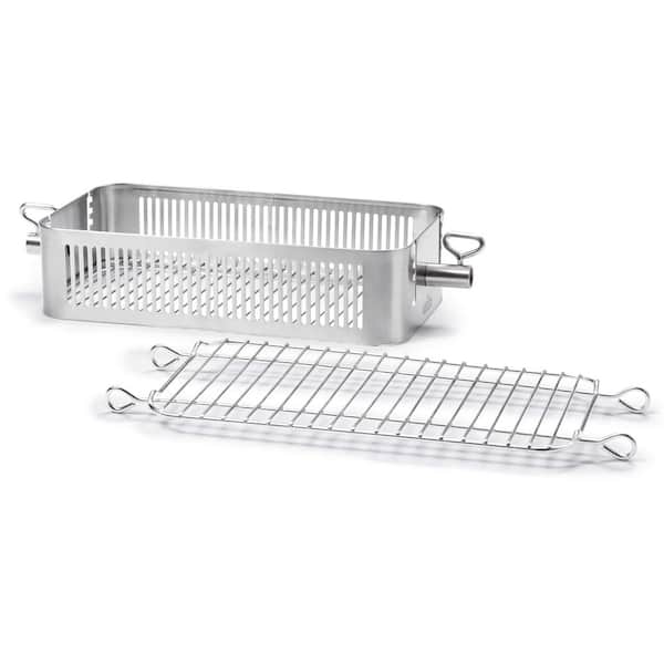 NAPOLEON Stainless Steel Adjustable Grill Rotisserie Basket 57013