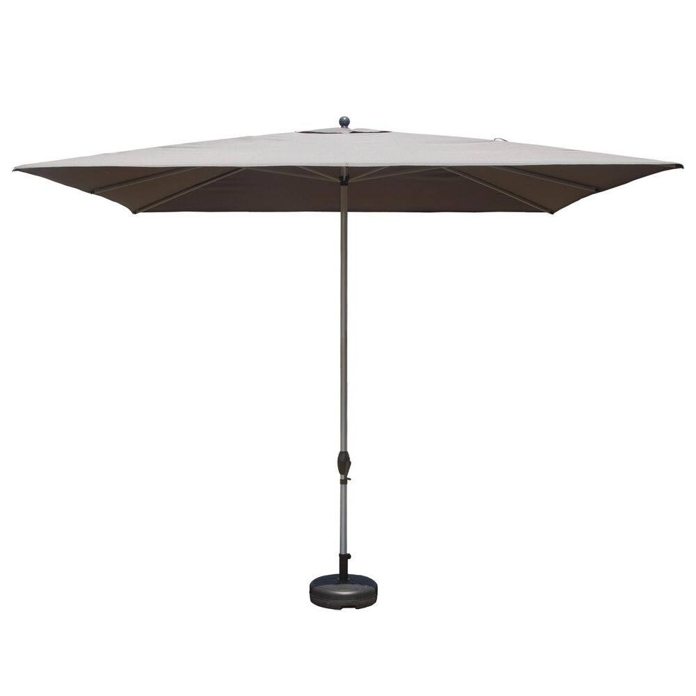11 ft. Patio Umbrella, UV Protection Waterproof Market Sun Umbrella with Crank Lift, Grey(Base not included) price history on PriceWatchPro