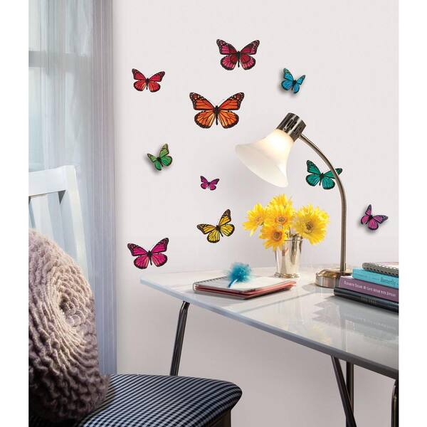 RoomMates Butterfly 3-D Wall Decal
