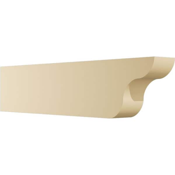 Ekena Millwork Standard Carmel 4 in. W x 8 in. H x 36 in. D Signature Urethane Rafter Tail Outlooker
