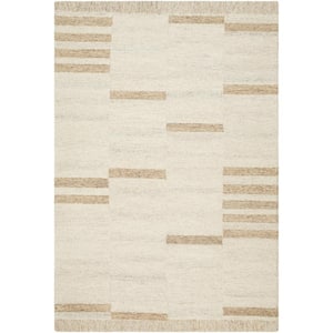 Max Taupe Global 5 ft. x 8 ft. Indoor Area Rug