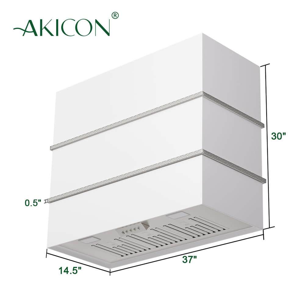 36'' Stainless Steel Wall Mount Range Hood with Charcoal Filter