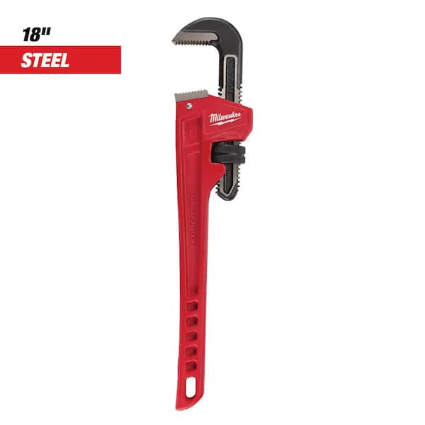 Milwaukee 18 in. Steel Pipe Wrench