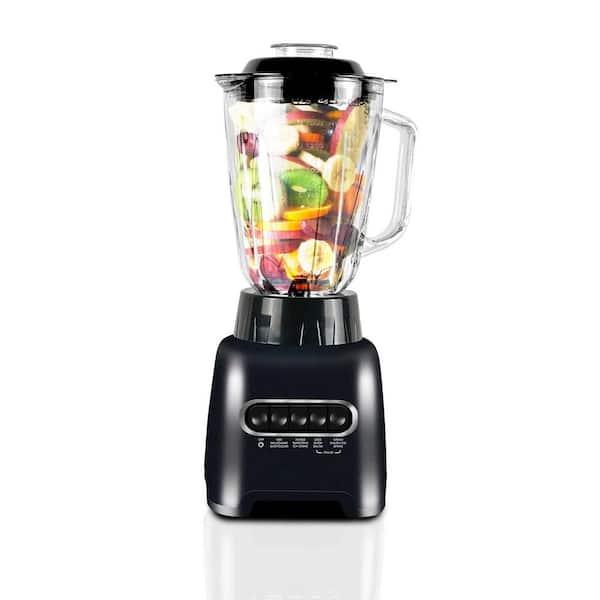 Lumme BL1901W 112 Oz. Single Speed White Professional 700W Countertop Blender with adjustable Speed, and pulse