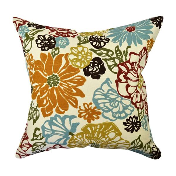 Vesper Lane Classical Floral Throw Pillow