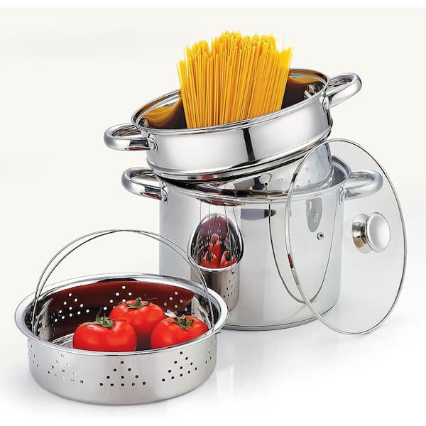 Cooks Standard Pasta Pot 18/10 Stainless Steel 12 Quart, Spaghetti