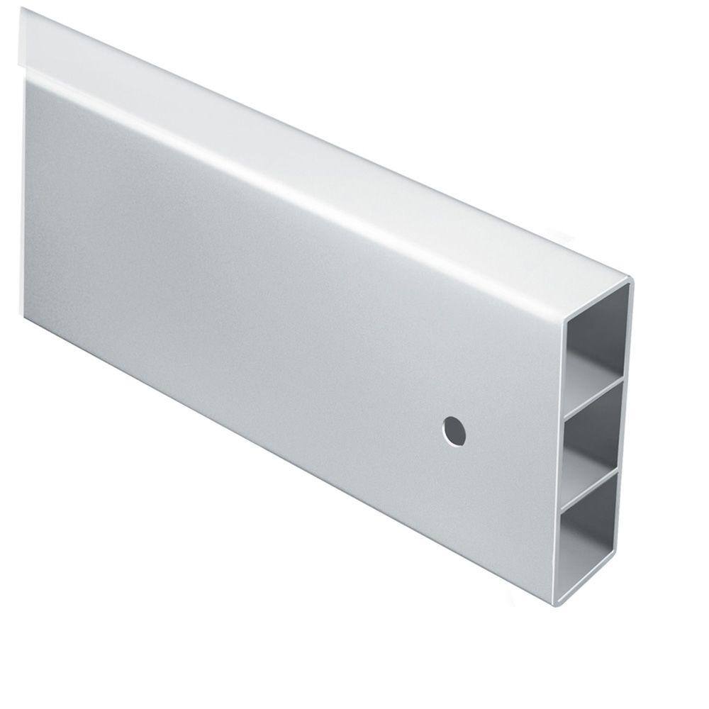 Veranda 13/4 in. x 51/4 in. x 16 ft. White Vinyl Fence Rail V9508