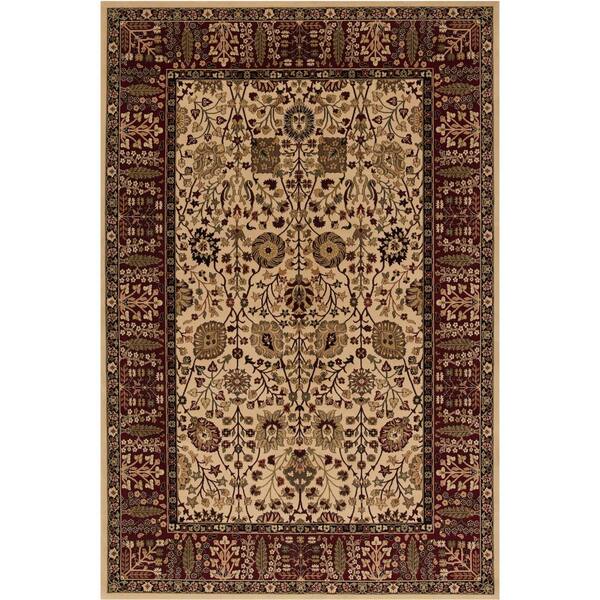 Concord Global Trading Persian Classics Vase Ivory 8 ft. x 11 ft. Area Rug