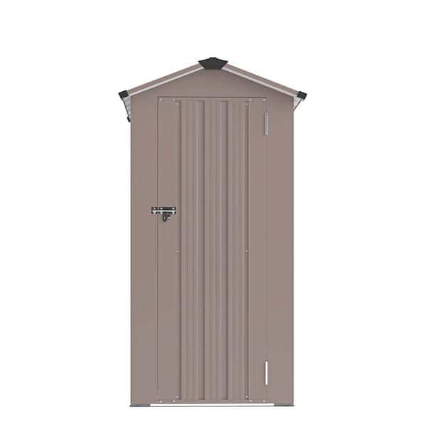 2.46 ft. W x 1.41 ft. D Metal Shed (3.46 sq. ft.),Storage Shed,Outdoor Storage Clearance,Utility and Tool Garden Shed