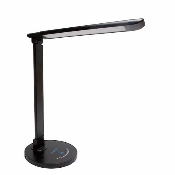 Viribright 16 in. Black LED Desk Lamp with Color Temperature Changing and Dimming