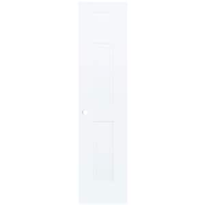 80 in. H x 18 in. W Colonial 6-Panel Solid White Wood Interior Door Slab