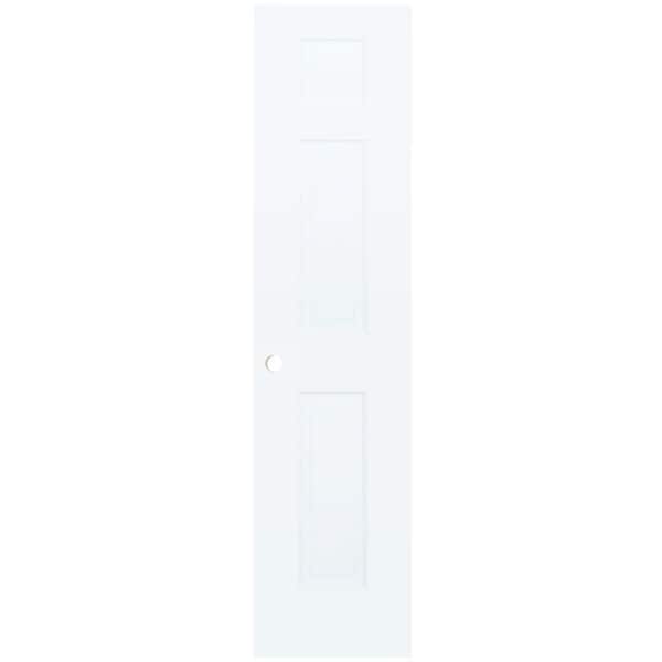 Kimberly Bay 80 in. H x 18 in. W Colonial 6-Panel Solid White Wood Interior Door Slab