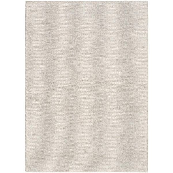 Textured Home Ivory Beige 6 ft. x 9 ft. All-over design Contemporary Area Rug