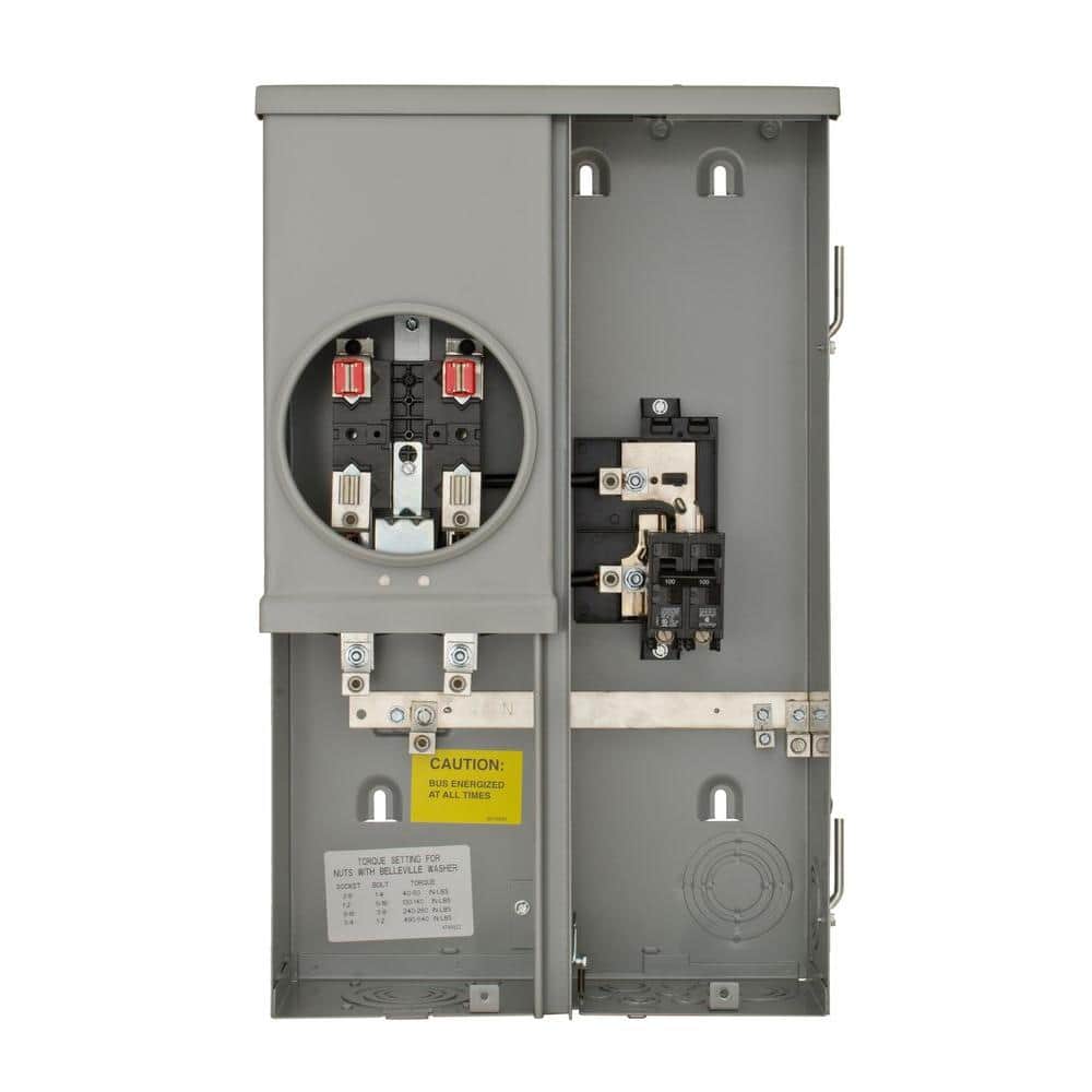 UPC 040892996944 product image for 200 Amp 2-Space 2-Circuit Overhead/Underground Surface Meter Combo Load Center | upcitemdb.com