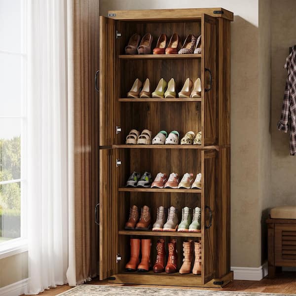 TRIBESIGNS WAY TO ORIGIN 71 H x 29 W Rustic Brown Wood