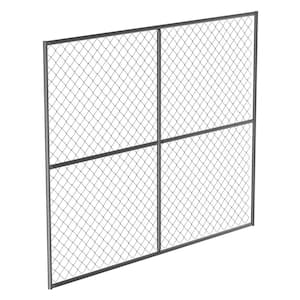 Galvanized Steel Barrier Panel Unit 90 in. x 72 in.