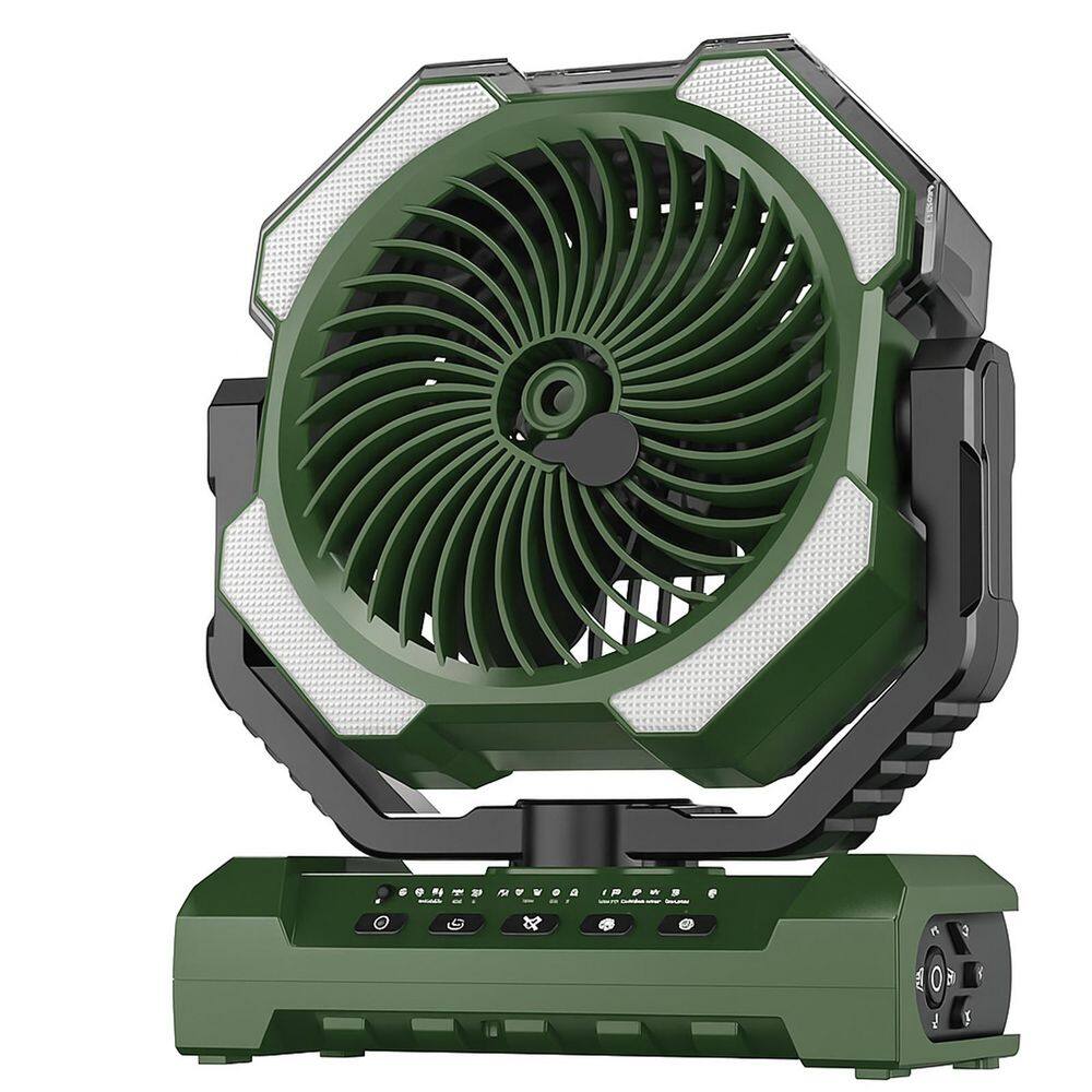 Portable Misting Fan with 9oz Water Tank 2 Mist Modes Outdoor Cooling Remote Timer LED Quiet for Beach Tents Patio price history on PriceWatchPro