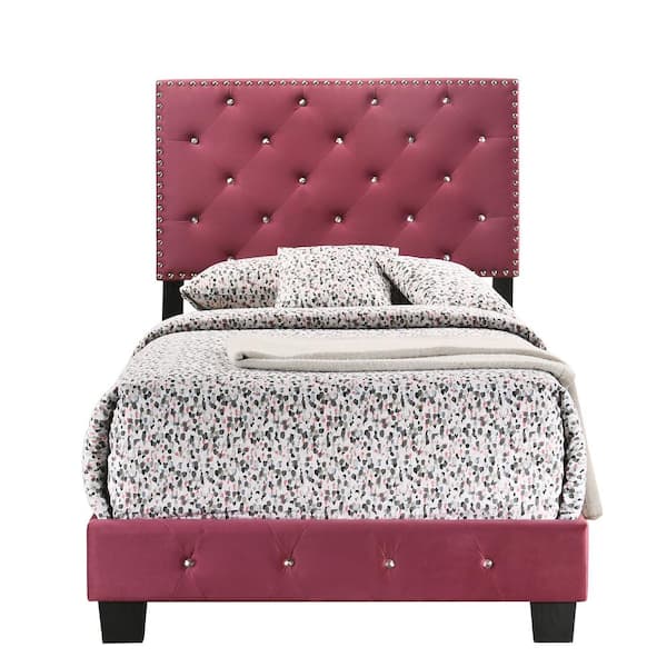 AndMakers Suffolk Cherry Twin Panel Bed