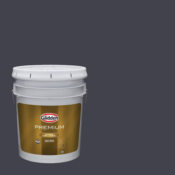 Glidden Premium 5-gal. Napoleon PPG1013-7 Satin Exterior Latex Paint