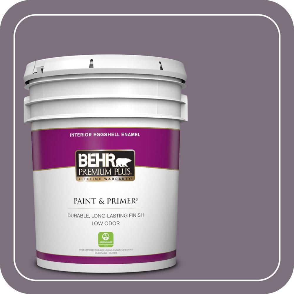 5 gal. #PPU17-17 Plum Shadow Eggshell Enamel Low Odor Interior Paint & Primer price history on PriceWatchPro