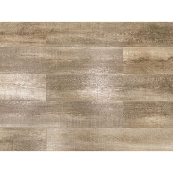 Montserrat Bellator Oasis Natural 20 MIL x 9 in. W x 60 in. L SPC Waterproof Click Lock Vinyl Plank Flooring (22.6 sq. ft./case)