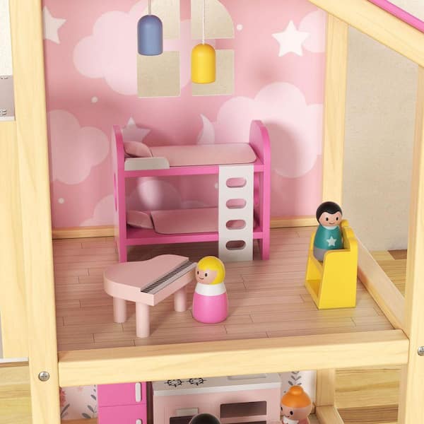 SEEUTEK Modern Dollhouse Series Bounce House Dollhouse with