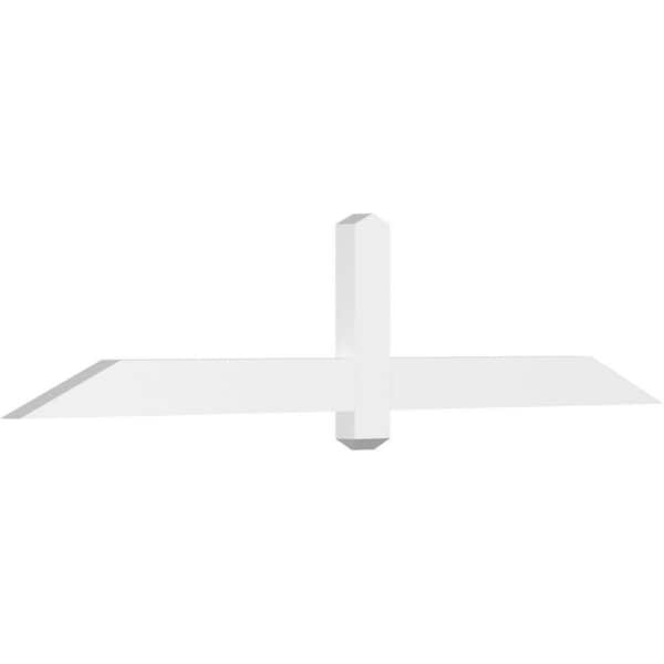 Ekena Millwork Eugene 72 in. W x 15 in. H x 2 in. D Signature Polyurethane Bracket