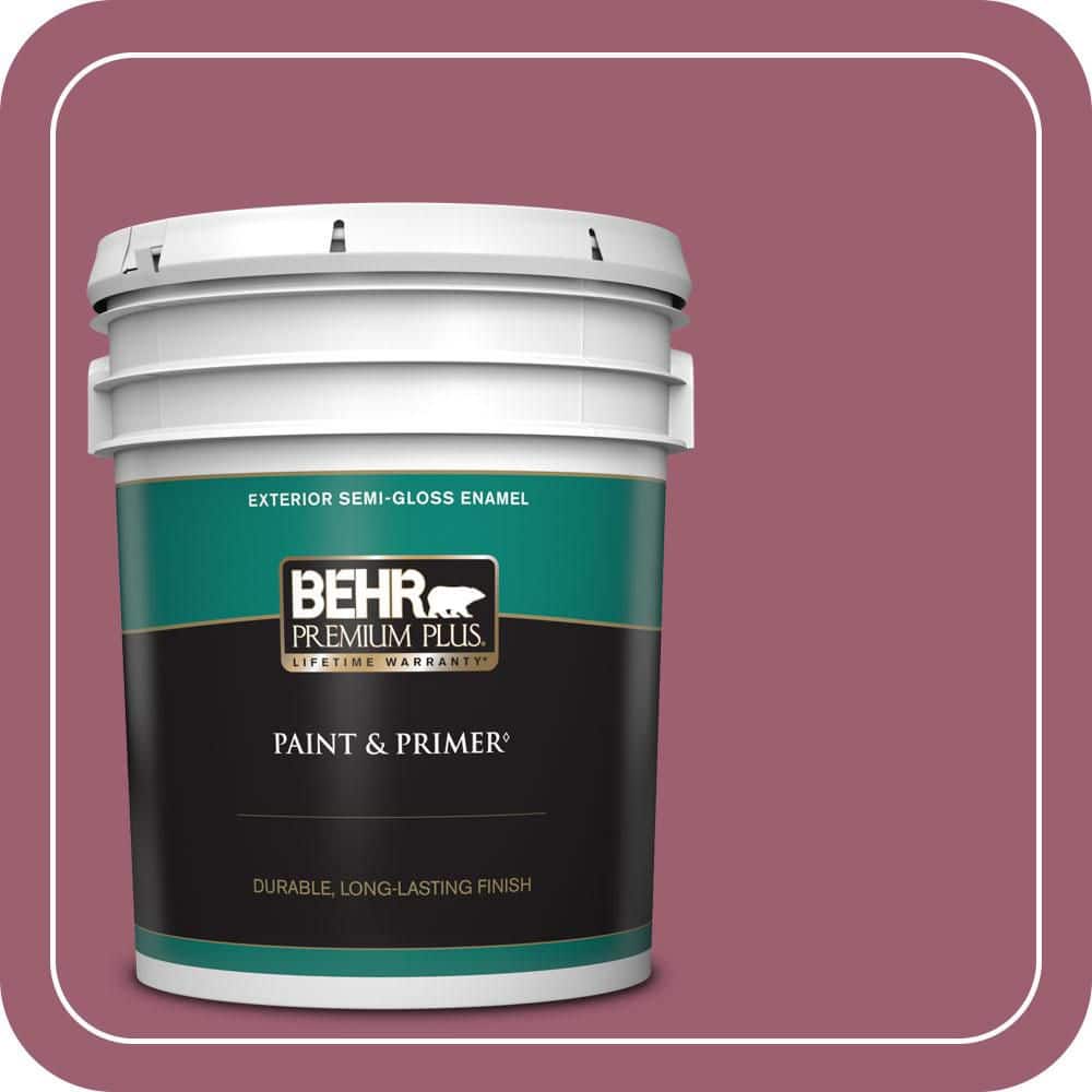 5 gal. #M130-6 Tropical Hibiscus Semi-Gloss Enamel Exterior Paint & Primer price history on PriceWatchPro