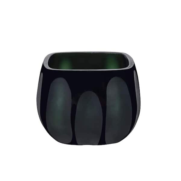 Green Glass Votive Candle Holder