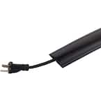 Commercial Electric 4 ft. Flat Screen TV Cord Cover A31-KW - The Home Depot