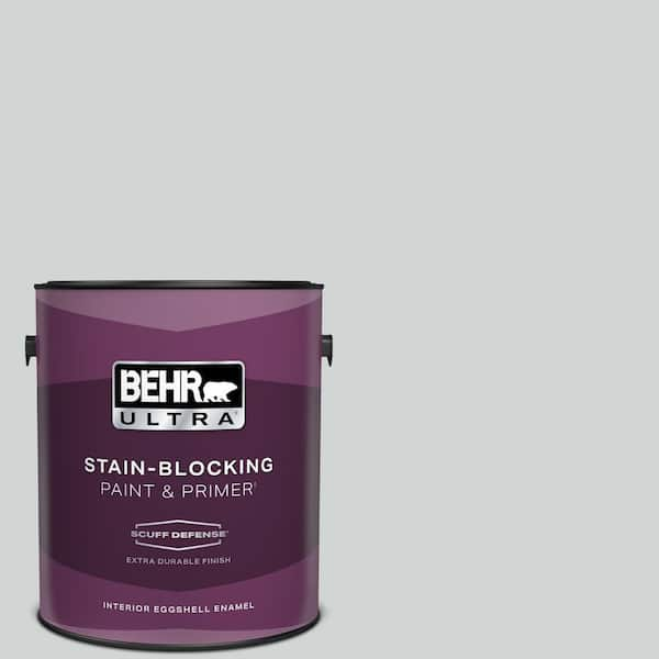 BEHR ULTRA 1 gal. #N450-1 Evaporation Extra Durable Eggshell Enamel Interior Paint & Primer