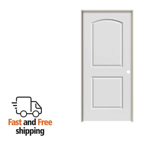 MMI DOOR 30 in. x 80 in. Smooth Caiman Left-Hand Solid Core Primed
