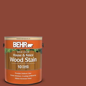 1 Gal. #SC-330 Redwood Solid Color House and Fence Exterior Wood Stain