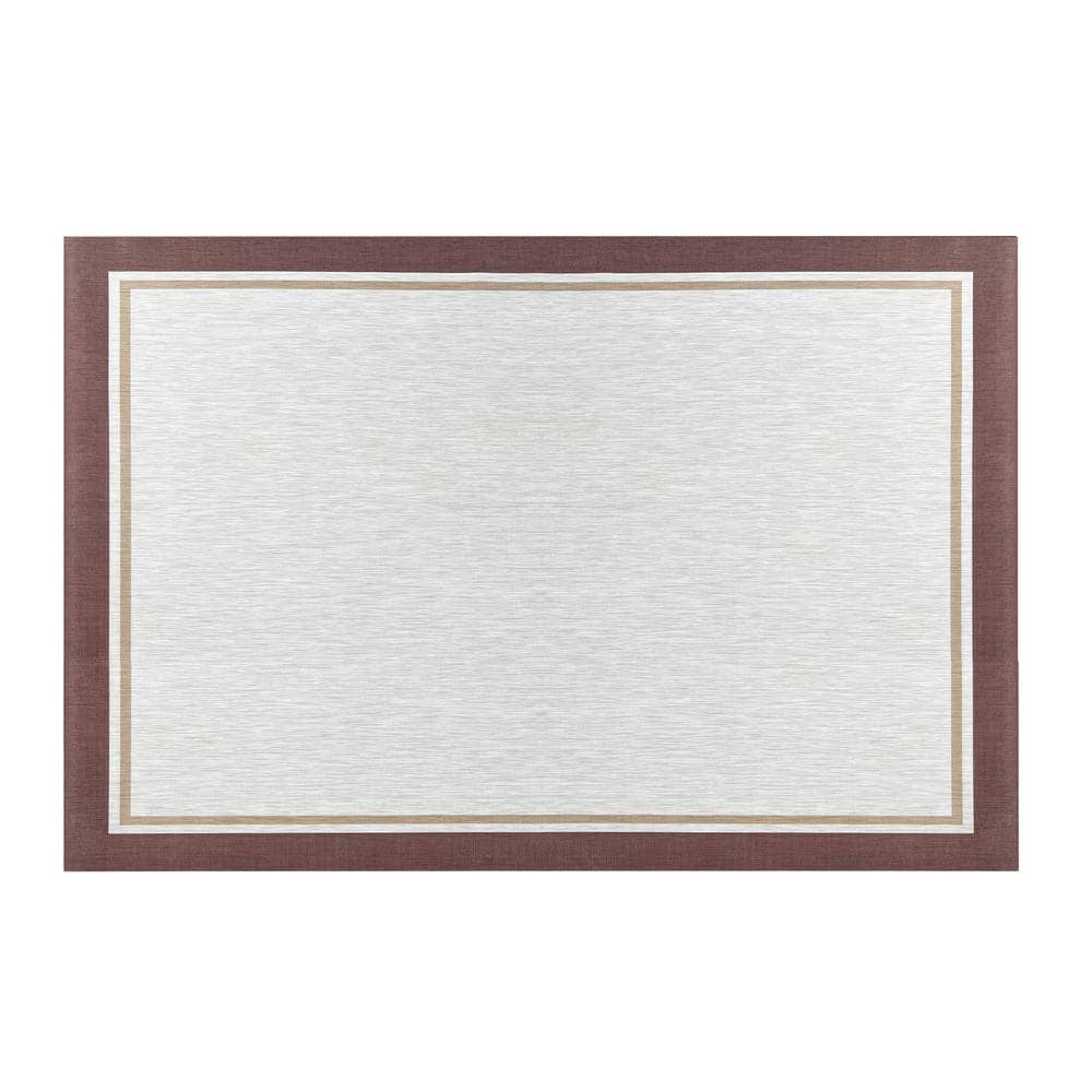 Sedona Brown Woven Vinyl Home Kitchen Mat Waterproof Area Rug for Indoor/Outdoor 48 in. x 72 in. price history on PriceWatchPro