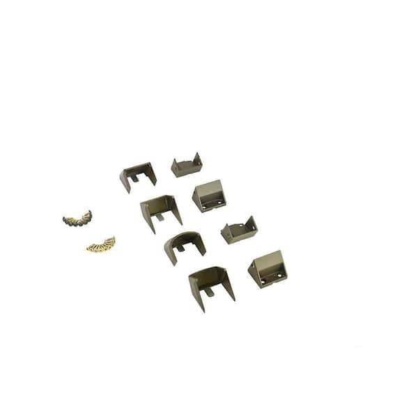 WESTBURY Aluminum Wall Bracket (Use w/Stair Cut Fence Rail) - Bronze Fine Texture (4-Pieces Per Pack)