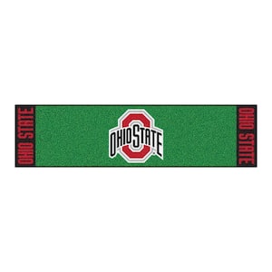 NCAA Ohio State University 1 ft. 6 in. x 6 ft. Indoor 1-Hole Golf Practice Putting Green