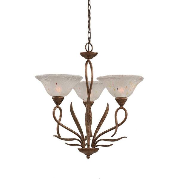 Filament Design Concord 3-Light Bronze Incandescent Ceiling Chandelier