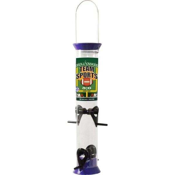 Droll Yankees 15 in. Team Sports Sunflower/Mixed Seed Bird Feeder