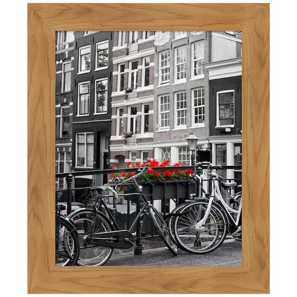 Amanti Art 16 in. x 20 in. Carlisle Blonde Wood Picture Frame Opening Size