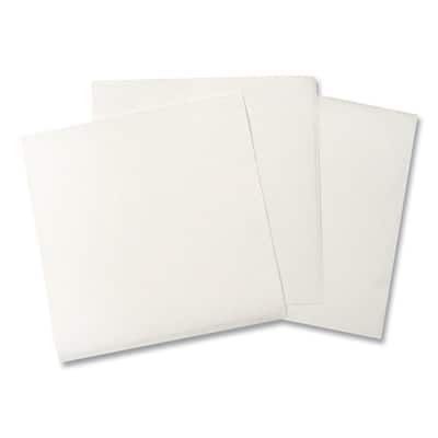 Beverage Napkins, 1-Ply, 9.5 in. x 9 in., White, 500/Pack, 8 Packs/Carton