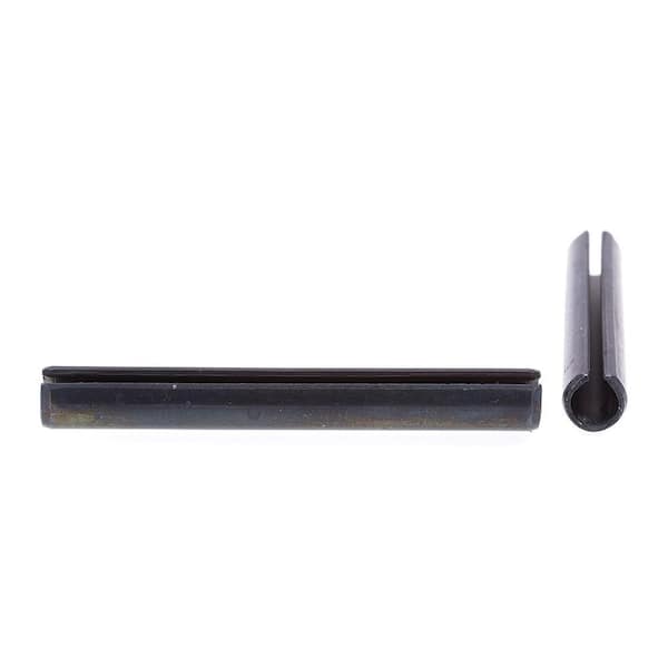 7/32" Dia x 2" Length NH 10-50-100 Pk Plain Black Steel Slotted Roll Spring Pin 