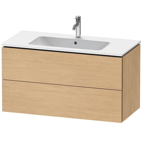 Duravit L-Cube 18.88 in. W x 40.13 in. D x 21.63 in. H Bath Vanity Cabinet without Top in Natural Oak