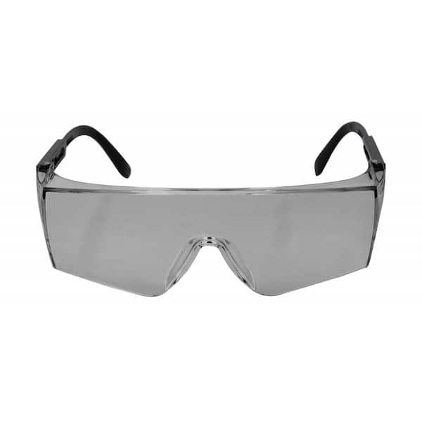 BISON LIFE Gray, Boxer Color Lens Black temple Safety Glasses (3-Pairs)