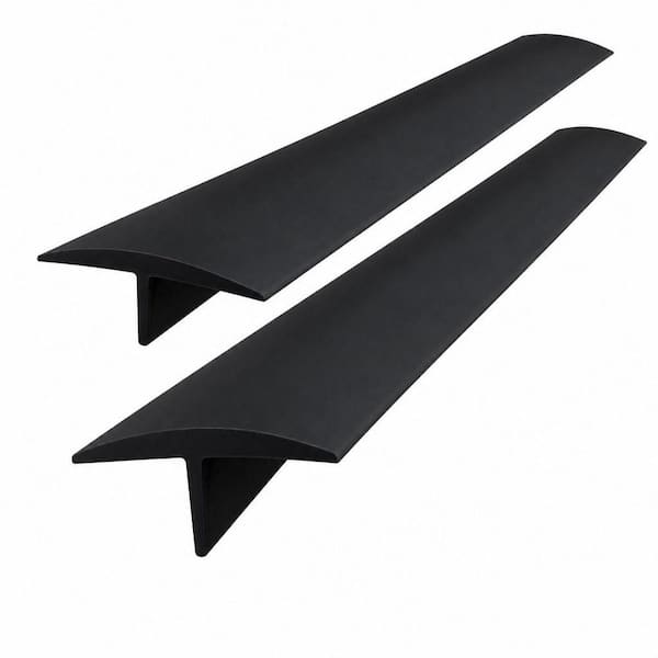 Black Food Grade Silicone Stove Counter Gap Cover Stove Gap Filler for Kitchen Countertop Stove Protection (Set of 2)