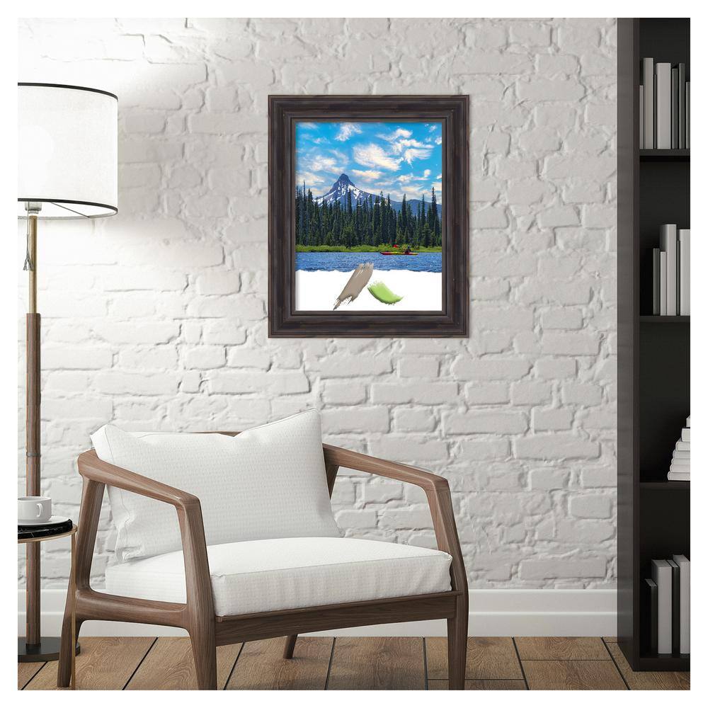 Rustic Pine Brown Distressed Wood 11x14 Wall Picture Frame