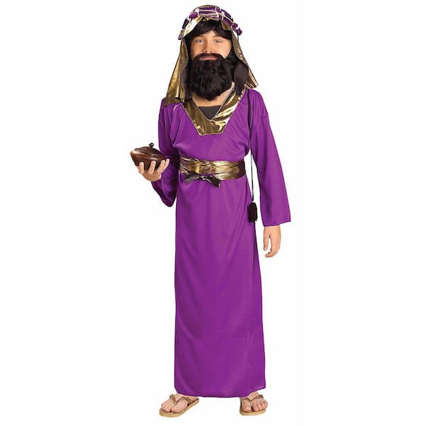 Forum Novelties Medium Boys Purple Wiseman Kids Costume
