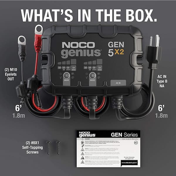 Reviews for NOCO Genius 2-Bank 10-Amp (5-Amp Per Bank) Fully