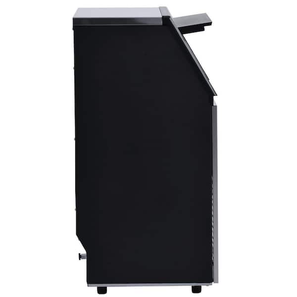 Xspracer 66 lbs. Daily Production Freestanding Automatic Clear Ice Maker in Black