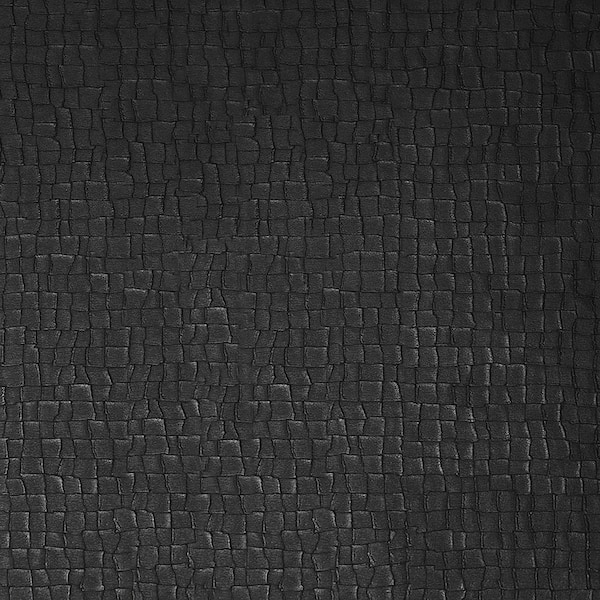 Serpentine Black Nonwoven Paper Paste the Wall Removable Wallpaper